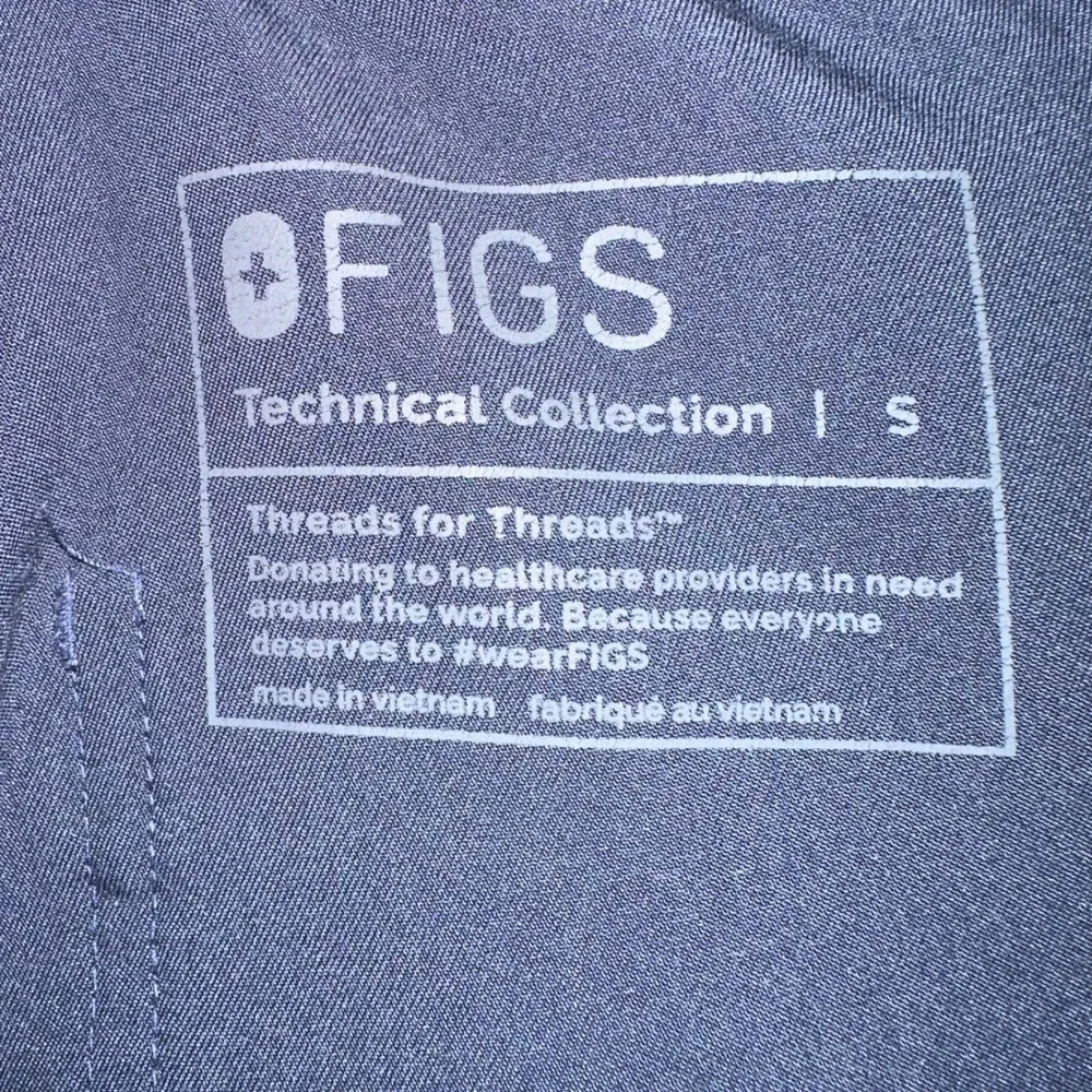 Figs Men Scrub Pants Cairo technical collection size small zip fly blue‎